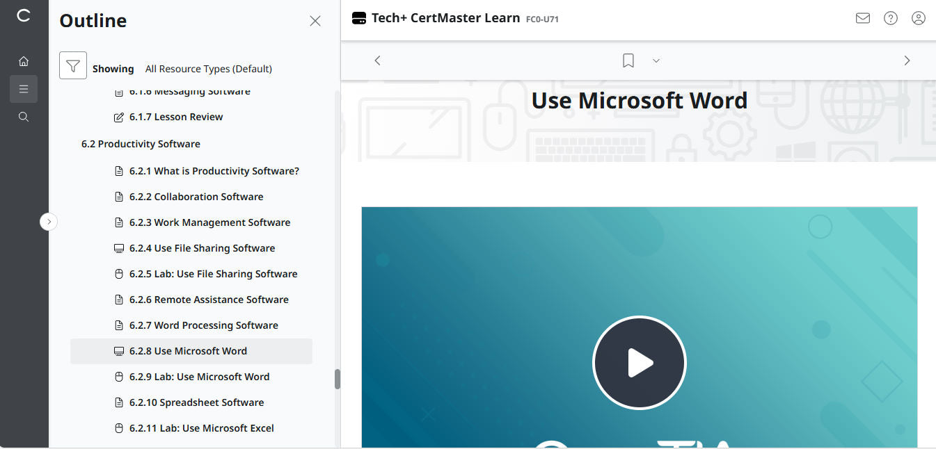 TestOut Security Pro สำหรับ Security+ (SY0-701) - ใบอนุญาตรายบุคคล (เข้าใช้งาน 3 เดือน)