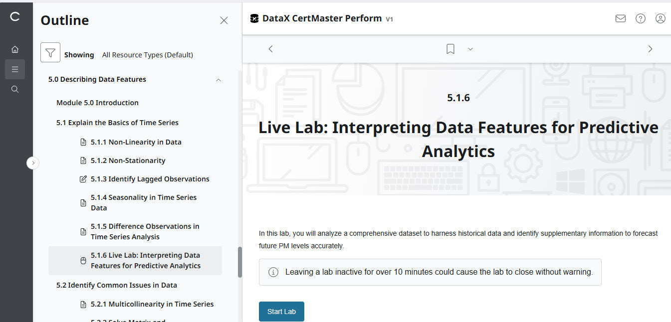 CompTIA DataX CertMaster Perform (V1) - สิทธิ์เข้าใช้งาน 2 เดือน! (🛒ข้อเสนอพิเศษ)