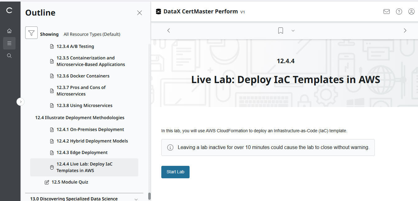 CompTIA DataX CertMaster Perform (V1) - สิทธิ์เข้าใช้งาน 2 เดือน! (🛒ข้อเสนอพิเศษ)