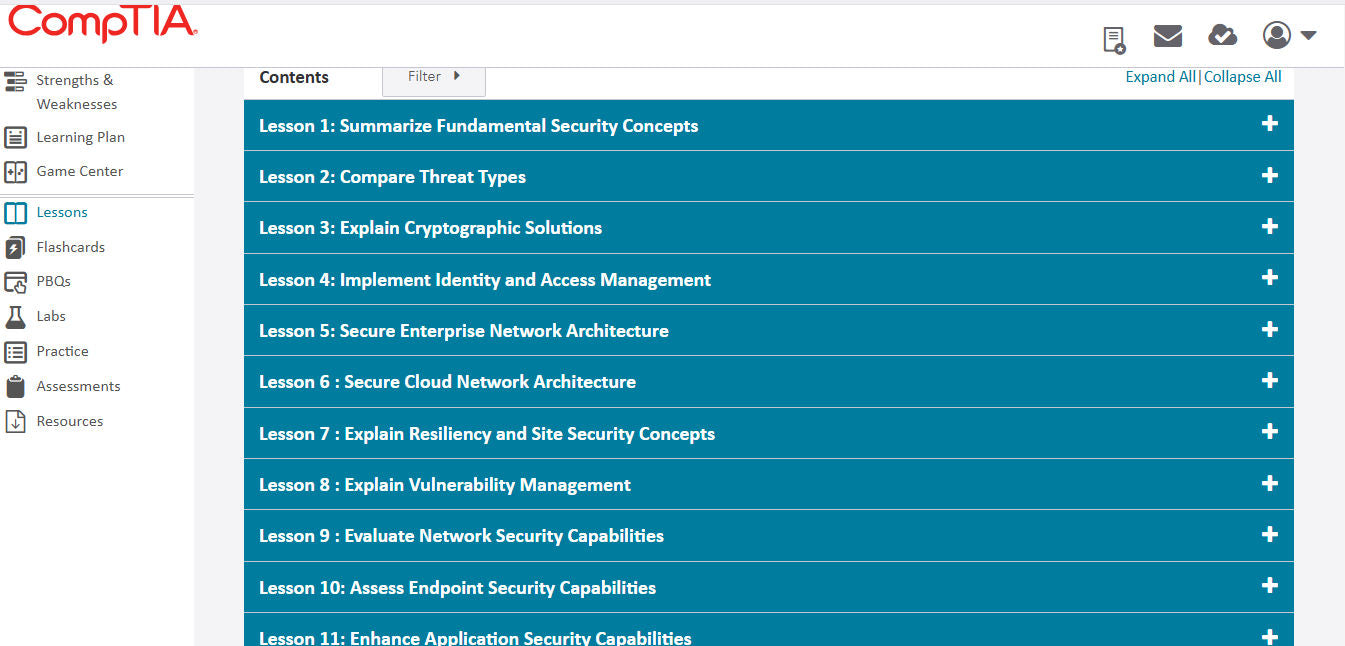 Hot Deal ! CompTIA Security+ CertMaster Learn + Labs (SY0-701) (3 Months)