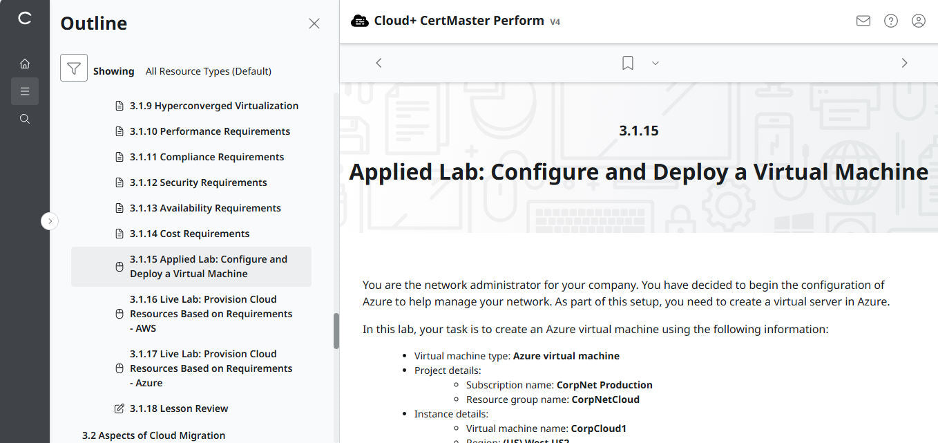 🛒ข้อเสนอพิเศษ - CompTIA Cloud+ CertMaster Perform (CV0-004) – สิทธิ์เข้าใช้งาน 3 เดือน