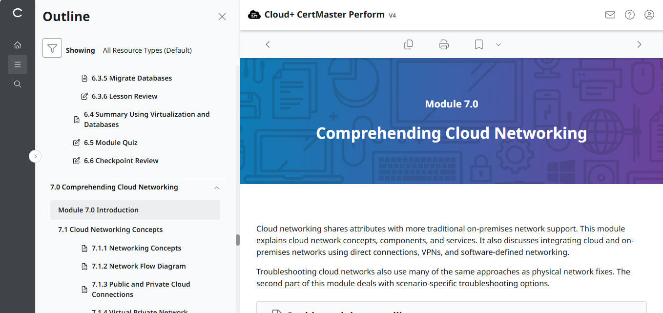 🛒ข้อเสนอพิเศษ - CompTIA Cloud+ CertMaster Perform (CV0-004) – สิทธิ์เข้าใช้งาน 3 เดือน