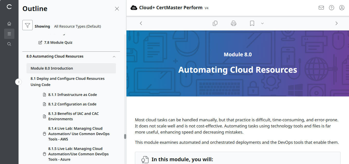 🛒ข้อเสนอพิเศษ - CompTIA Cloud+ CertMaster Perform (CV0-004) – สิทธิ์เข้าใช้งาน 3 เดือน