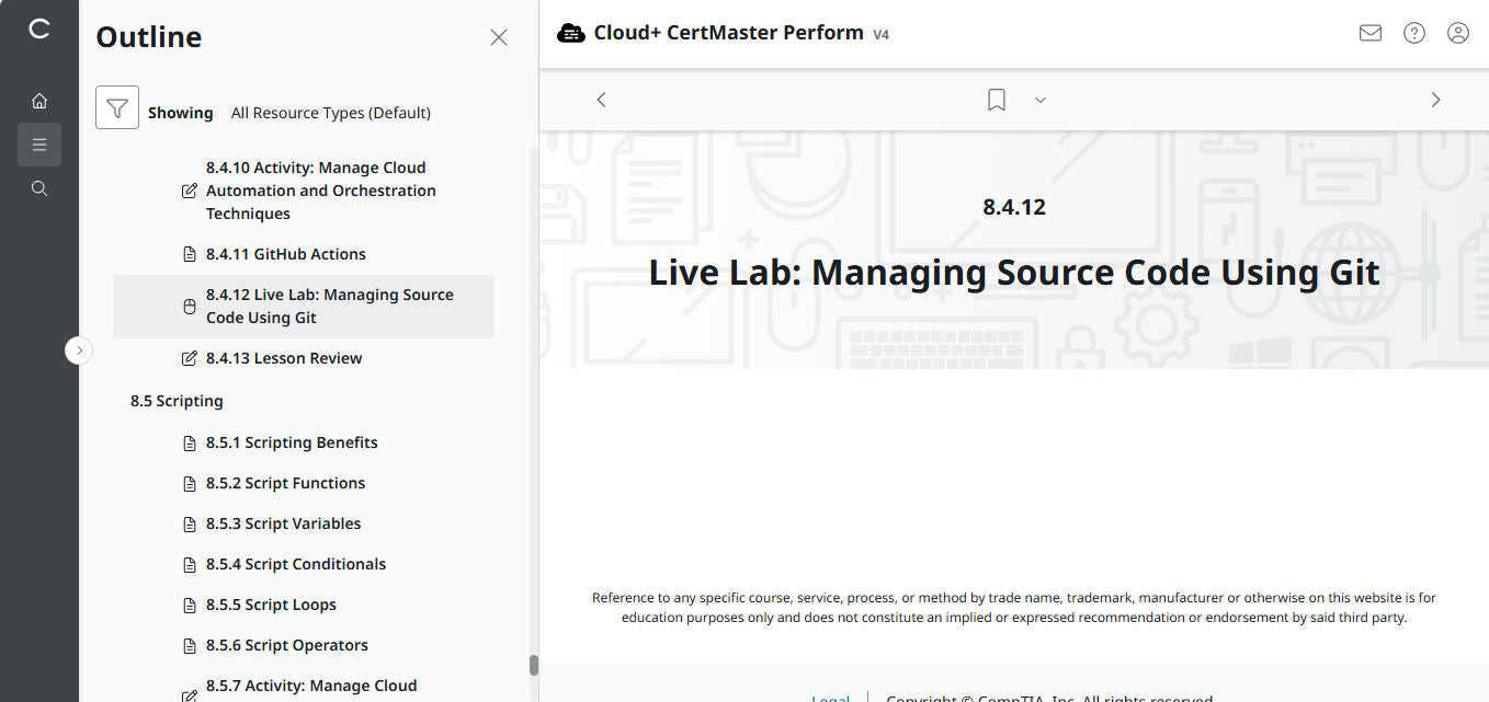 🛒ข้อเสนอพิเศษ - CompTIA Cloud+ CertMaster Perform (CV0-004) – สิทธิ์เข้าใช้งาน 3 เดือน