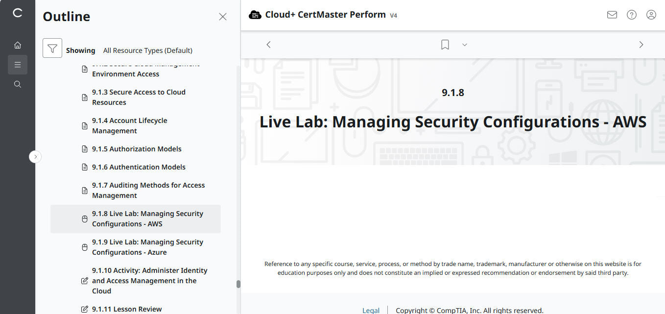 🛒ข้อเสนอพิเศษ - CompTIA Cloud+ CertMaster Perform (CV0-004) – สิทธิ์เข้าใช้งาน 3 เดือน