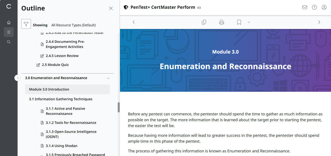 🛒ข้อเสนอพิเศษ - CertMaster Perform สำหรับ PenTest+ PT0-003 (เข้าใช้งาน 3 เดือน)