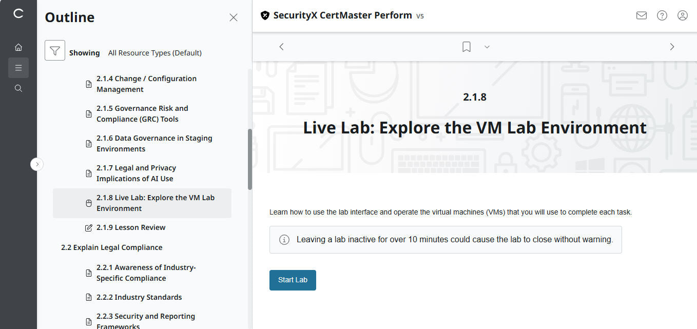 CertMaster Perform สำหรับ CompTIA SecurityX (CASP+) CAS-005 สิทธิ์เข้าใช้งาน 3 เดือน (🛒ข้อเสนอพิเศษ) 