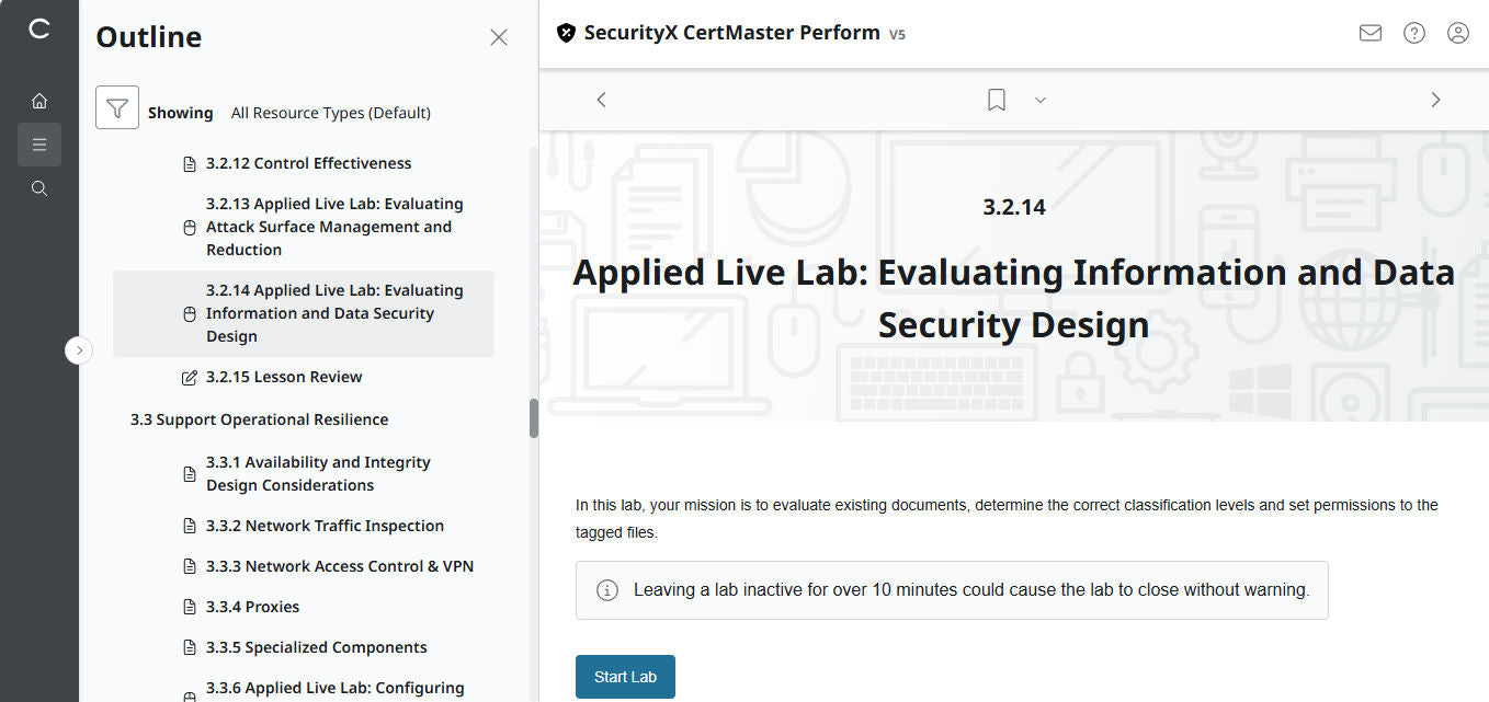 CertMaster Perform สำหรับ CompTIA SecurityX (CASP+) CAS-005 สิทธิ์เข้าใช้งาน 3 เดือน (🛒ข้อเสนอพิเศษ) 